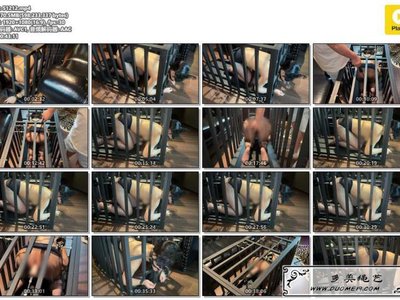 zxbondage 情趣酒店探秘1K9牢笼炮机66