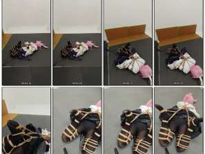 汐月 绯樱受难记被坏人绑起来的妹妹正在接受驷马震动折磨