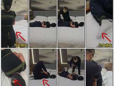 小黑 漂亮女生极限驷马训练O形捆绑训练目标是把她训练成...