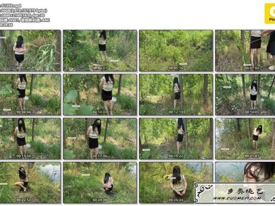 小乔 野外树林河边捆绑上面下面塞了什么自行脑补