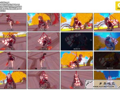 bazy 火蝶囚于蛛网之上胡桃红绳裸足版4k60帧环绕展示视频...